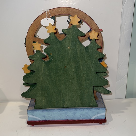 Nicholas Square Holiday Merry Go Round 11.5” Tall 8” base - Picture 5 of 8